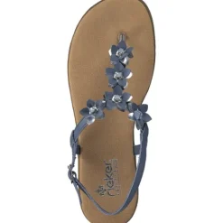 Damen Rieker Sandalen<64257, Sandalen, Damen, Blau