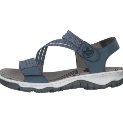 Damen Rieker Sandalen<68871, Sandalen, Damen, Blau - Marineblau