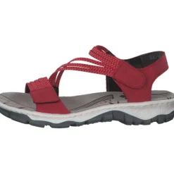 Damen Rieker Sandalen<68871, Sandalen, Damen, Rot