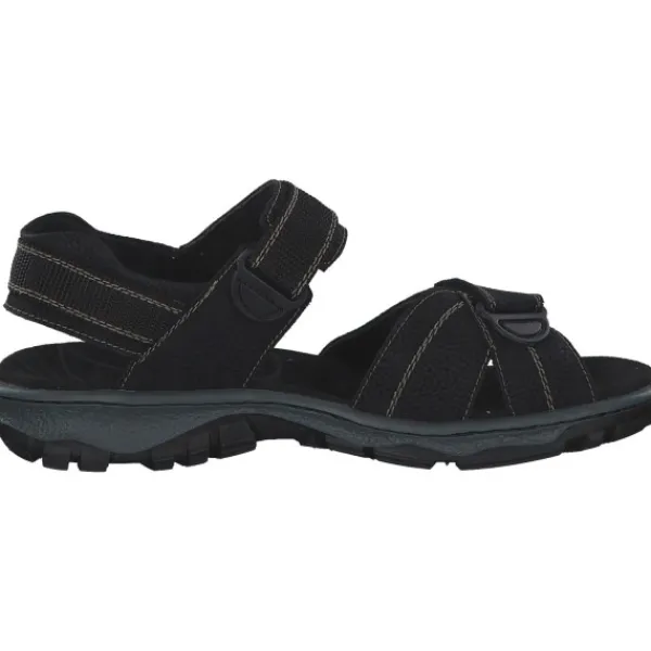 Damen Rieker Sandalen<68851, Sandalen, Damen, schwarz