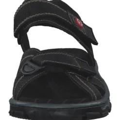 Damen Rieker Sandalen<68851, Sandalen, Damen, schwarz