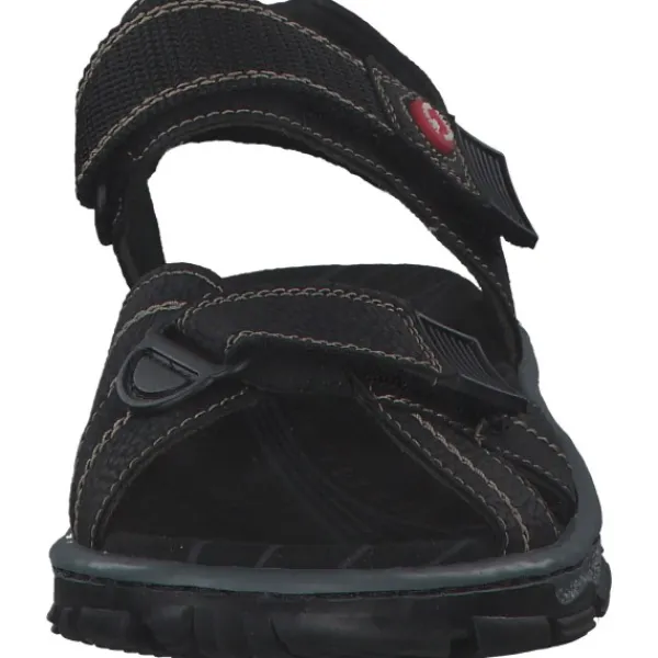 Damen Rieker Sandalen<68851, Sandalen, Damen, schwarz