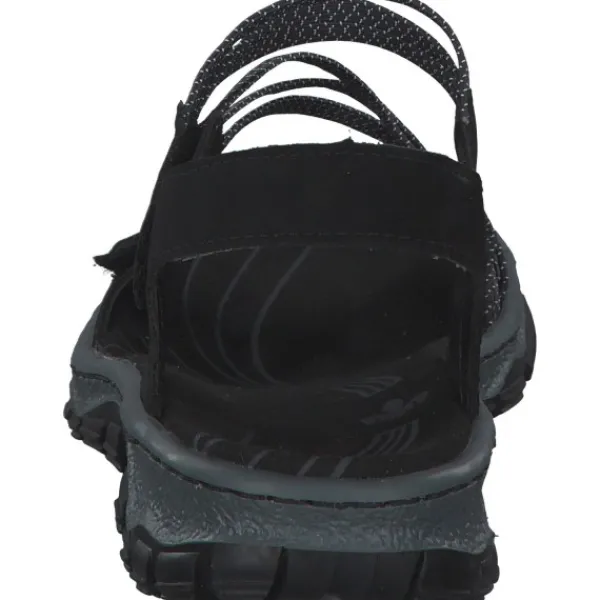 Damen Rieker Sandalen<68871, Sandalen, Damen, Schwarz