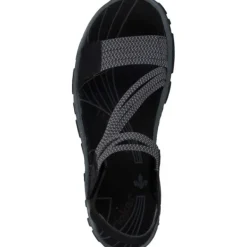 Damen Rieker Sandalen<68871, Sandalen, Damen, Schwarz