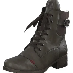 Damen Rieker Stiefel<70345, Schnürstiefel, Damen, vert