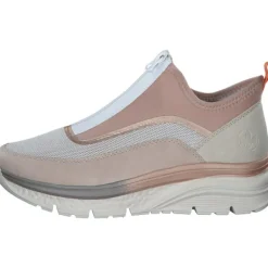 Damen Rieker Sneakers<48053, Slip-On-Sneaker, Damen, rose/kreide/kupfer/crema/perlr