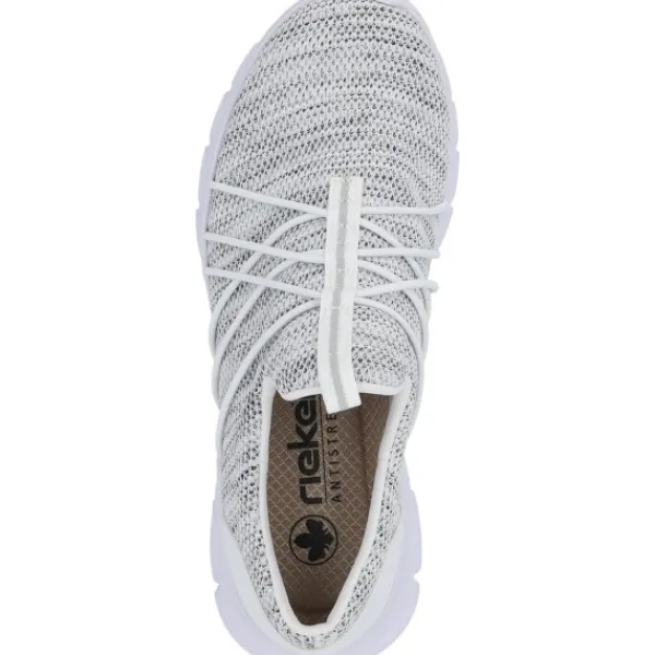 Damen Rieker Sneakers<54071, Slip-On-Sneaker, Damen, Weiß