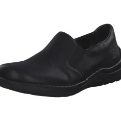 Damen Rieker Slipper<48964, Slipper, Damen, schwarz