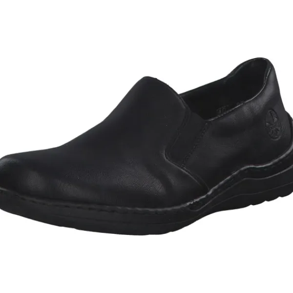 Damen Rieker Slipper<48964, Slipper, Damen, schwarz