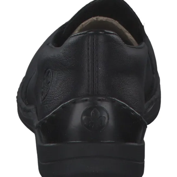 Damen Rieker Slipper<48964, Slipper, Damen, schwarz
