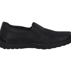 Damen Rieker Slipper<48964, Slipper, Damen, schwarz