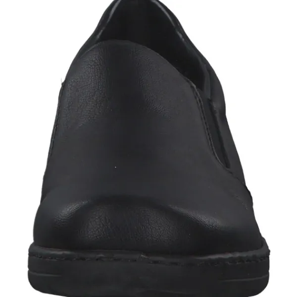 Damen Rieker Slipper<48964, Slipper, Damen, schwarz