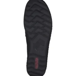 Damen Rieker Slipper<48964, Slipper, Damen, schwarz