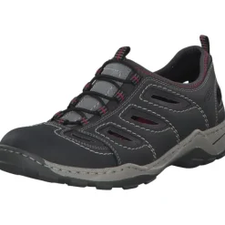 Herren Rieker Slipper<08065, Sportliche Slipper, Herren, blei/rauch/grau