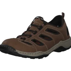 Herren Rieker Slipper<08065, Sportliche Slipper, Herren, Braun