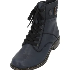 Damen Rieker Stiefel<71242, Stiefeletten, Damen, Blau (Ozean/Pazifik)