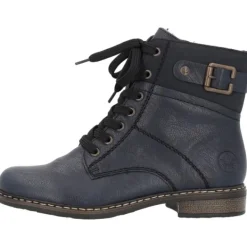 Damen Rieker Stiefel<71242, Stiefeletten, Damen, Blau (Ozean/Pazifik)