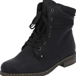 Damen Rieker Stiefel<71229, Stiefeletten, Damen, Schwarz (Schwa/Schw)
