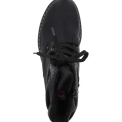 Damen Rieker Stiefel<71229, Stiefeletten, Damen, Schwarz (Schwa/Schw)