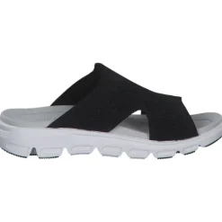 Damen Rieker Pantoletten & Badeschuhe<Evolution V8451, Plateau-Pantoletten, Damen, schwarz