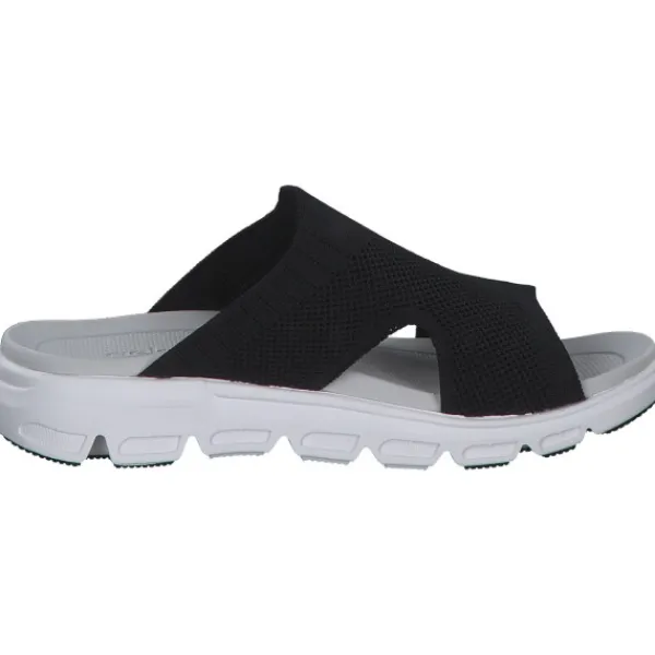 Damen Rieker Pantoletten & Badeschuhe<Evolution V8451, Plateau-Pantoletten, Damen, schwarz