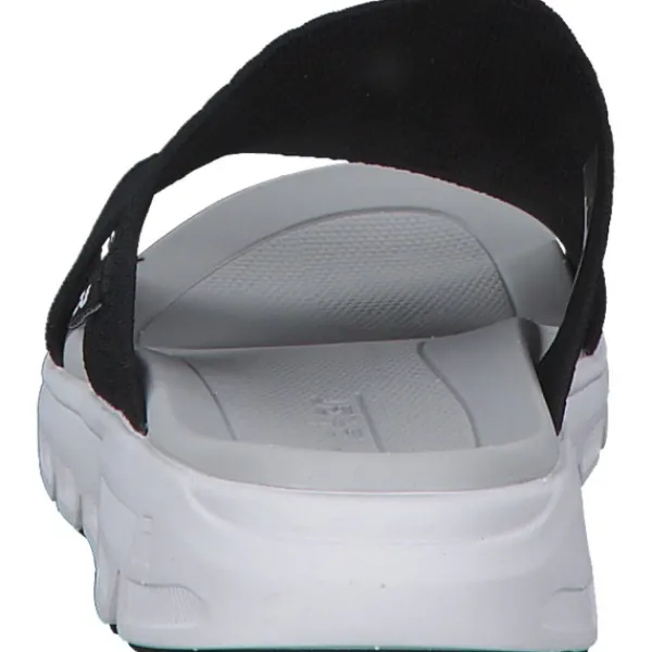 Damen Rieker Pantoletten & Badeschuhe<Evolution V8451, Plateau-Pantoletten, Damen, schwarz