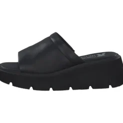 Damen Rieker Pantoletten & Badeschuhe<Evolution W1551, Plateau-Pantoletten, Damen, Schwarz