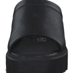 Damen Rieker Pantoletten & Badeschuhe<Evolution W1551, Plateau-Pantoletten, Damen, Schwarz