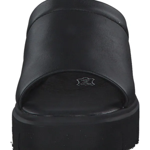 Damen Rieker Pantoletten & Badeschuhe<Evolution W1551, Plateau-Pantoletten, Damen, Schwarz