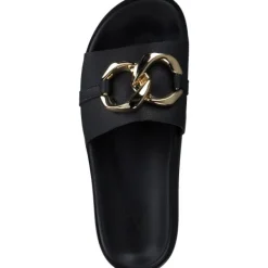 Damen Rieker Pantoletten & Badeschuhe<Evolution W1452, Plateau-Pantoletten, Damen, schwarz