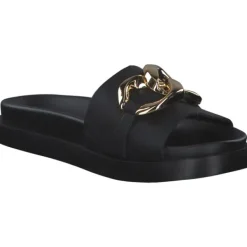 Damen Rieker Pantoletten & Badeschuhe<Evolution W1452, Plateau-Pantoletten, Damen, schwarz