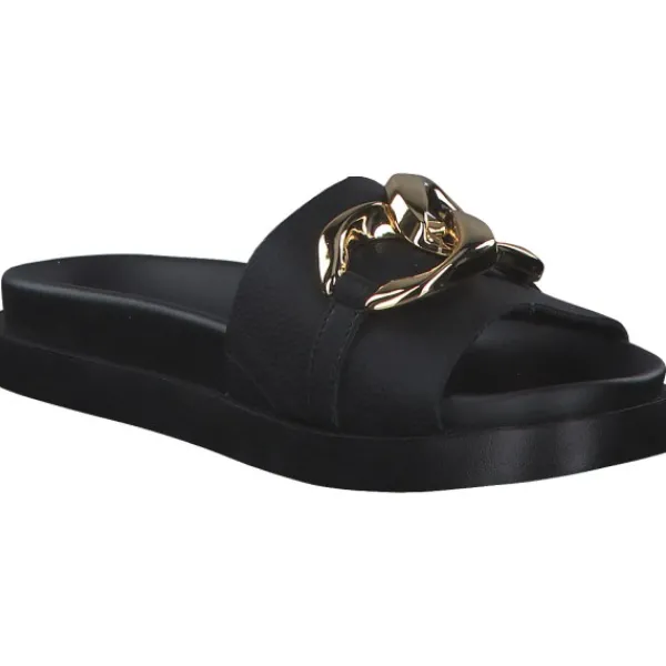 Damen Rieker Pantoletten & Badeschuhe<Evolution W1452, Plateau-Pantoletten, Damen, schwarz