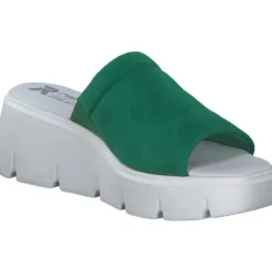 Damen Rieker Pantoletten & Badeschuhe<Evolution W1551, Plateau-Pantoletten, Damen, applegreen