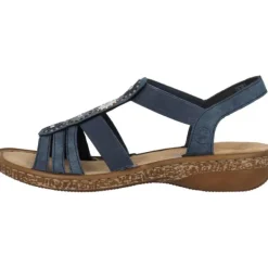 Damen Rieker Sandaletten<628G9, Keilsandaletten, Damen, baltik