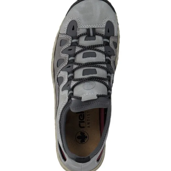 Damen Rieker Slipper<L0539, Slipper, Damen, cement/grey/blei