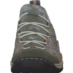 Damen Rieker Slipper<L0539, Slipper, Damen, liane/schilf/shell/kornblume