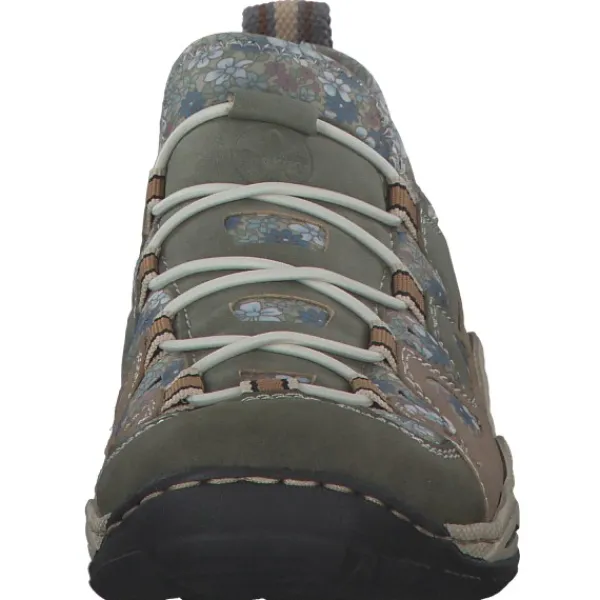 Damen Rieker Slipper<L0539, Slipper, Damen, liane/schilf/shell/kornblume