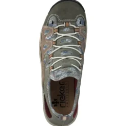 Damen Rieker Slipper<L0539, Slipper, Damen, liane/schilf/shell/kornblume