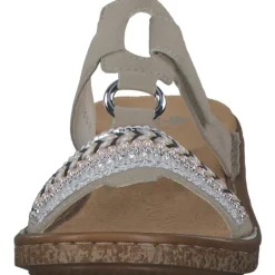 Damen Rieker Pantoletten & Badeschuhe<628M6, Pantoletten, Damen, cliff