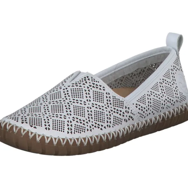 Damen Rieker Slipper<M2851, Slipper, Damen, Weiß