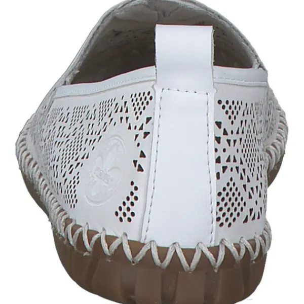 Damen Rieker Slipper<M2851, Slipper, Damen, Weiß