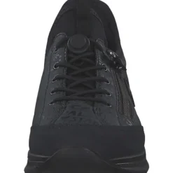 Damen Rieker Klassische- & Business Schuhe<N1455, Schnürschuhe, Damen, pazifik/ozean/black/schwarz