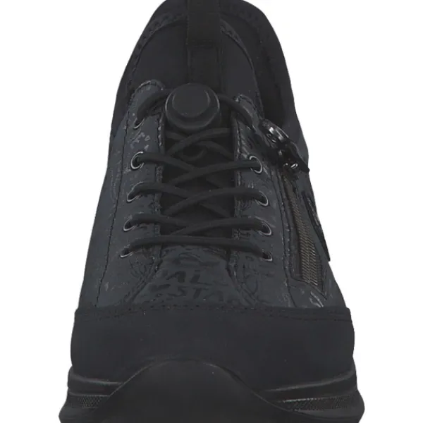 Damen Rieker Klassische- & Business Schuhe<N1455, Schnürschuhe, Damen, pazifik/ozean/black/schwarz