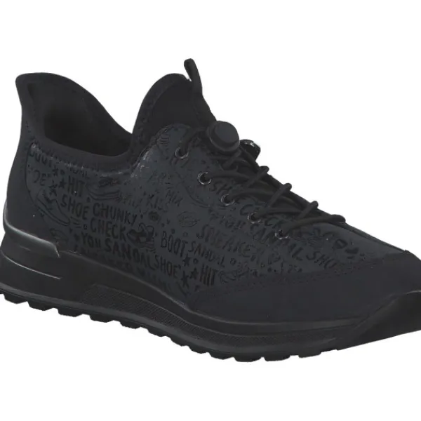 Damen Rieker Klassische- & Business Schuhe<N1455, Schnürschuhe, Damen, pazifik/ozean/black/schwarz
