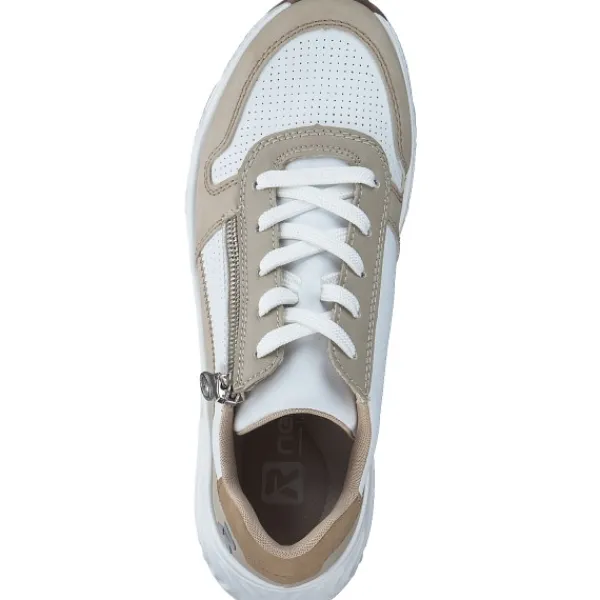 Damen Rieker Klassische- & Business Schuhe<N5204, Schnürschuhe, Damen, ginger/weiss/lehm/marble