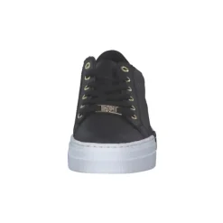 Damen Rieker Klassische- & Business Schuhe<N4931, Schnürschuhe, Damen, schwarz/lightgold/schwarz