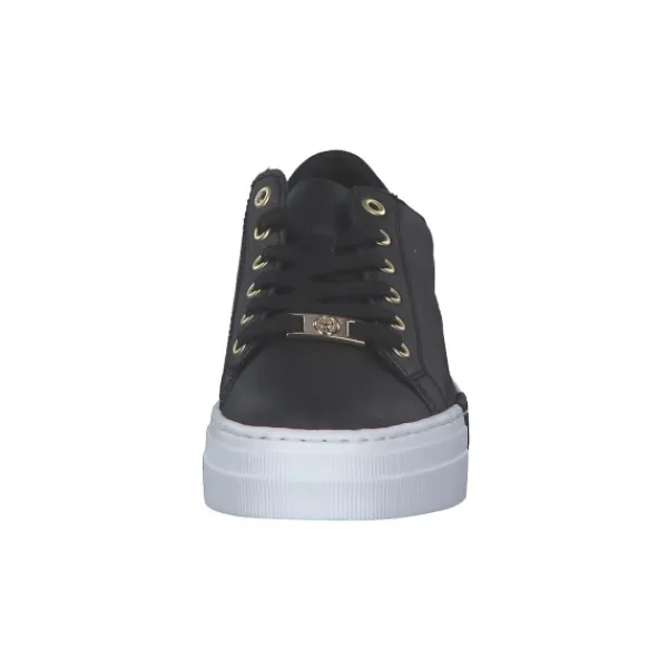 Damen Rieker Klassische- & Business Schuhe<N4931, Schnürschuhe, Damen, schwarz/lightgold/schwarz