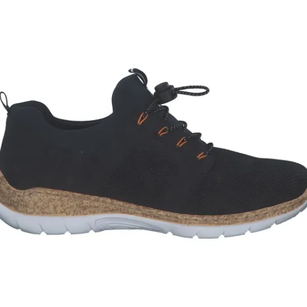 Damen Rieker Klassische- & Business Schuhe<N4290, Schnürschuhe, Damen, pazifik/pazifik/navy