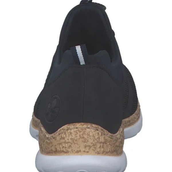 Damen Rieker Klassische- & Business Schuhe<N4290, Schnürschuhe, Damen, pazifik/pazifik/navy