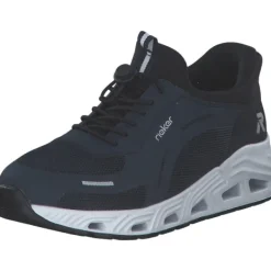 Damen Rieker Klassische- & Business Schuhe<N5257, Schnürschuhe, Damen, pazifik/pazifik/pazifik/schwar